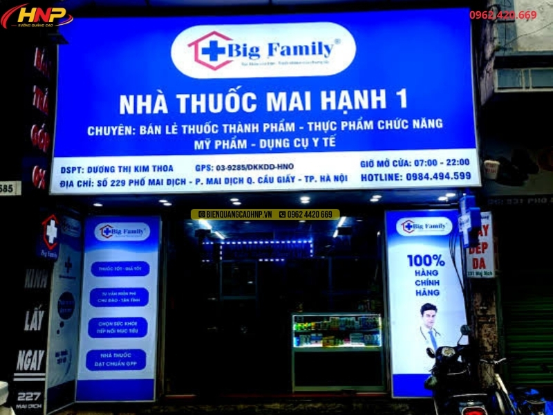 Làm Biển Hiệu Nhà Thuốc Giá Rẻ