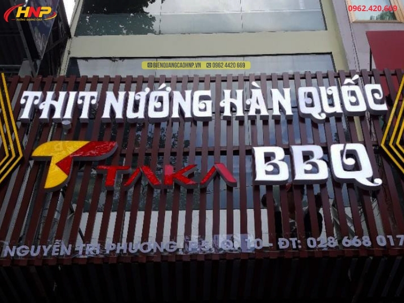 Làm Biển Quảng Cáo Nhà Hàng Hà Nội
