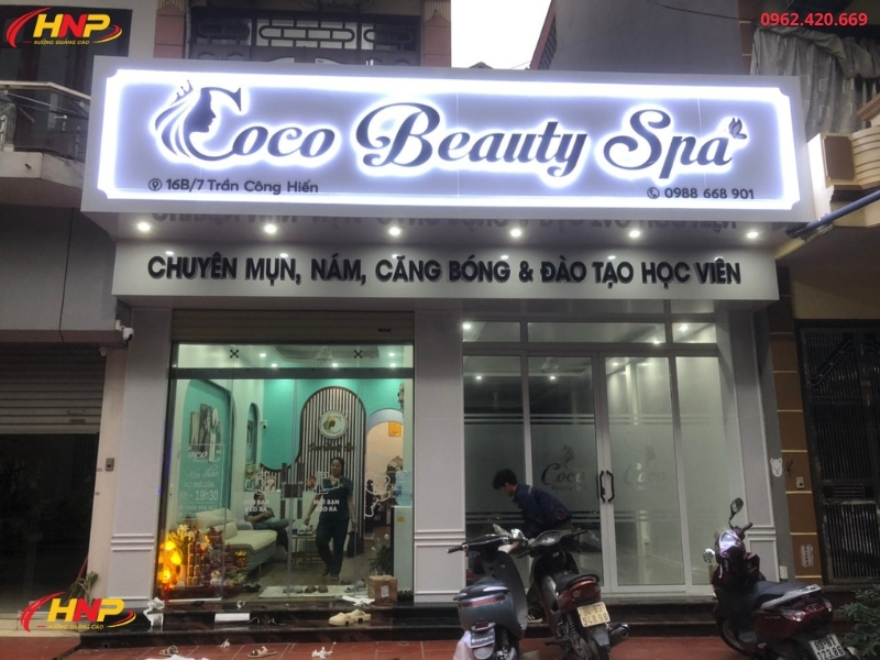 Làm Biển Hiệu Spa Đẹp Chuyên Nghiệp