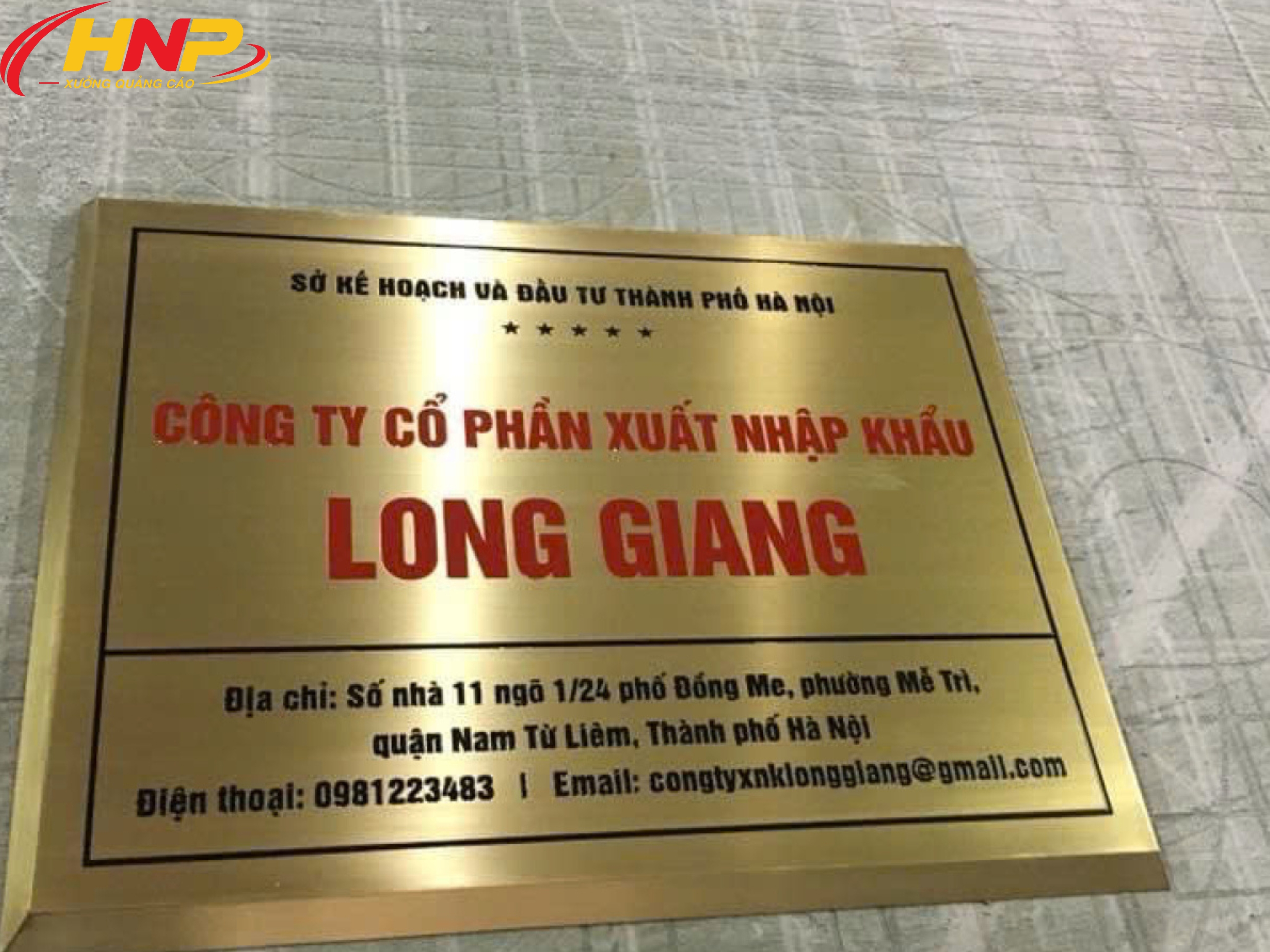 Làm Biển Hiệu Công Ty Giá Rẻ