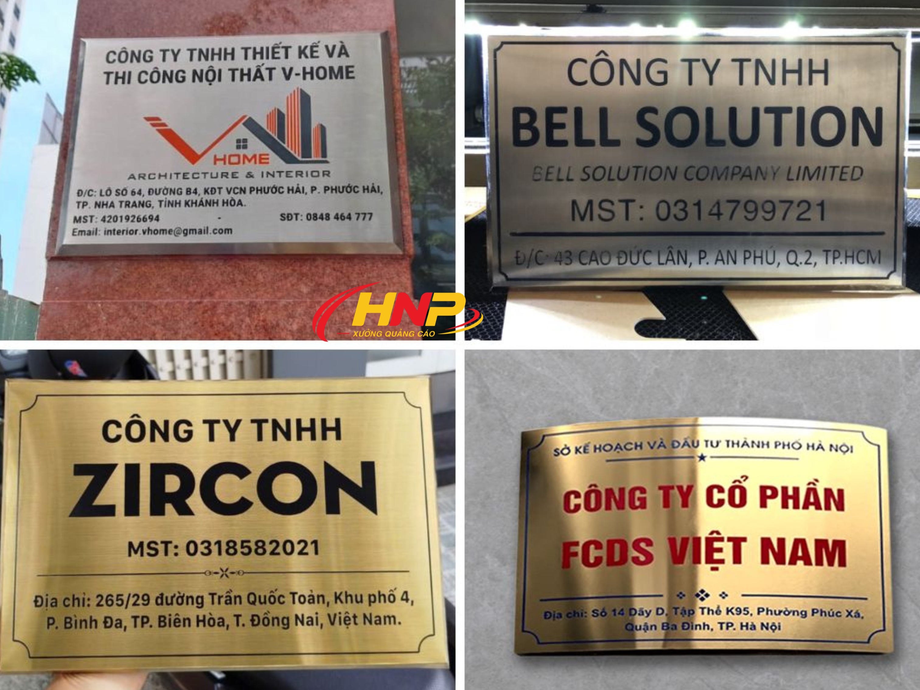 Làm Biển Hiệu Công Ty Giá Rẻ