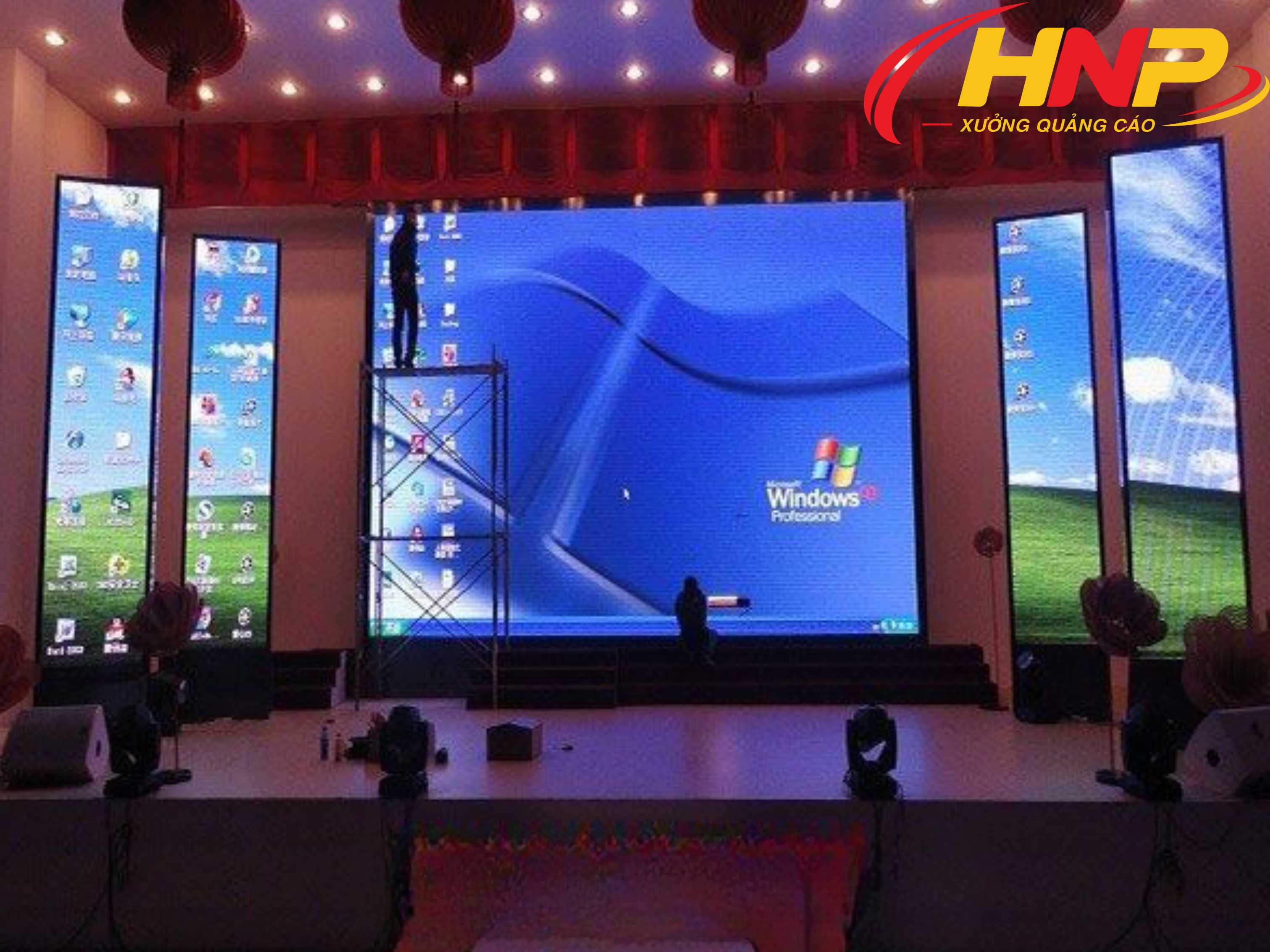 Thi công màn hình LED quảng cáo chuyên nghiệp