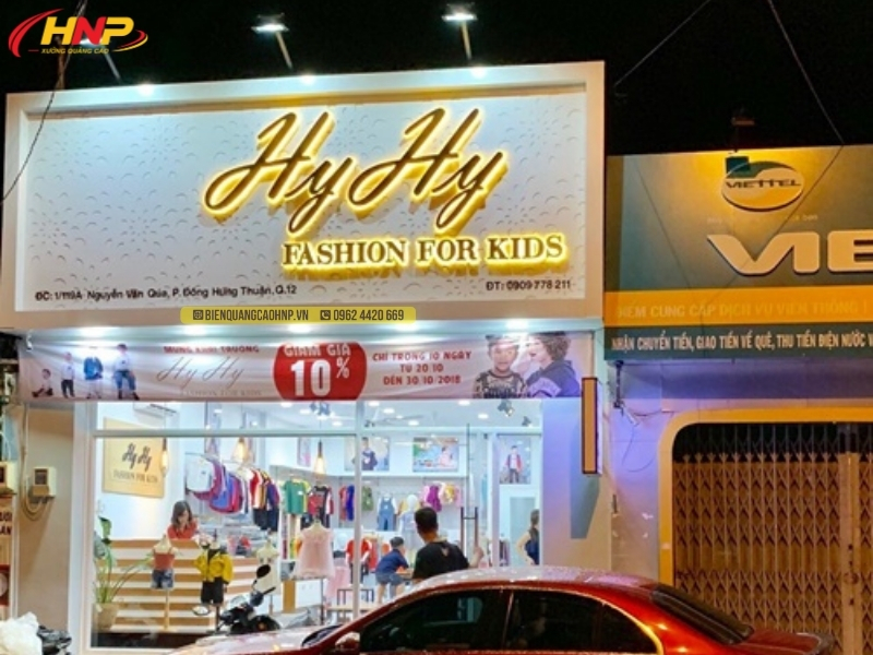 Công Ty Làm Biển Hiệu Shop Quần Áo