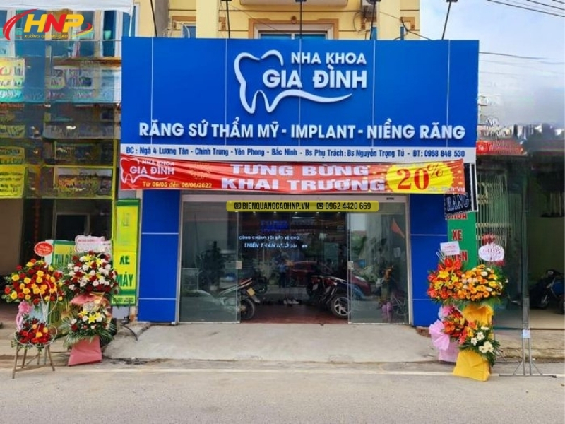 Biển Hiệu Phòng Khám Nha Khoa Giá Rẻ