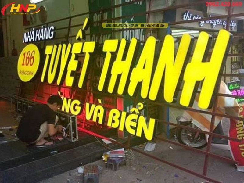 Làm Biển Quảng Cáo Nhà Hàng Hà Nội