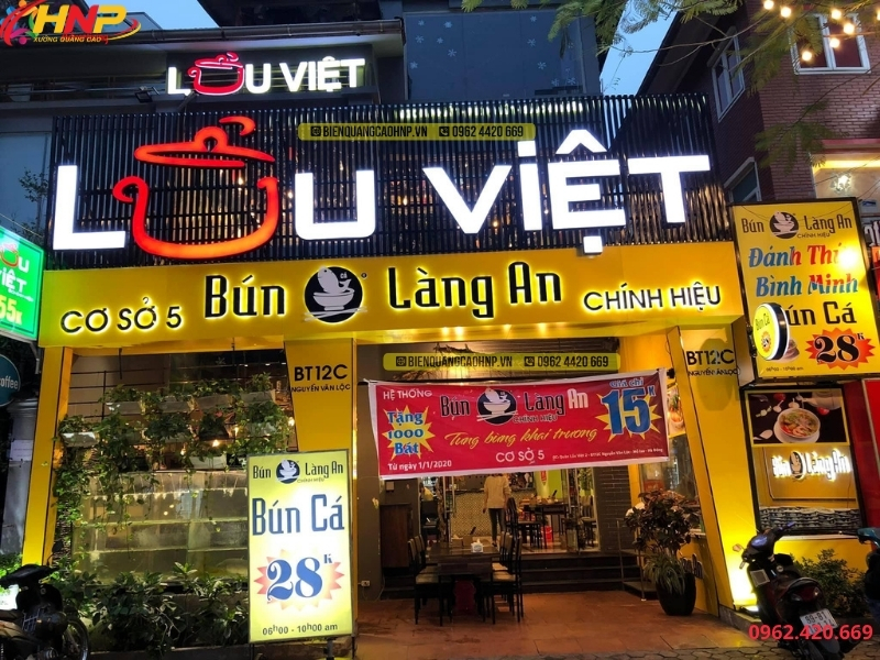 Công Ty Làm Biển Quảng Cáo Chữ Nổi Chuyên Nghiệp