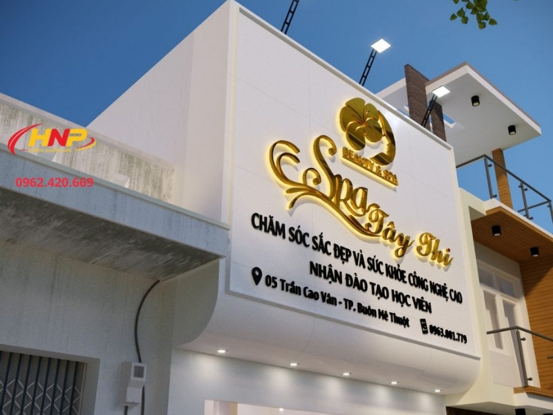 Làm Biển Quảng Cáo Spa Đẹp Giá Rẻ
