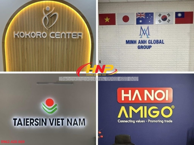Đơn Vị Thi Công Backdrop Lễ Tân Văn Phòng Công Ty Uy Tín