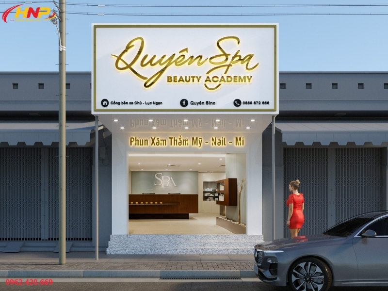 Làm Biển Hiệu Spa Đẹp Chuyên Nghiệp