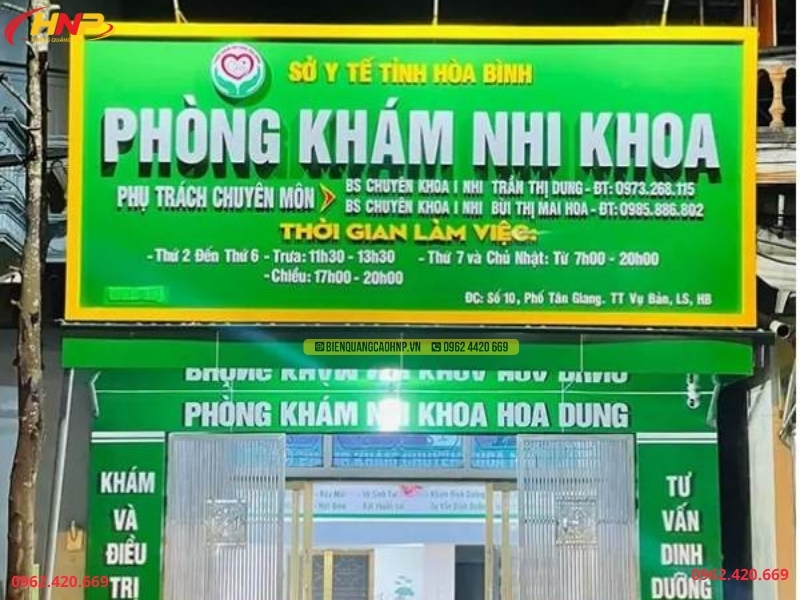 Làm Biển Hiệu Phòng Khám Chuyên Nghiệp