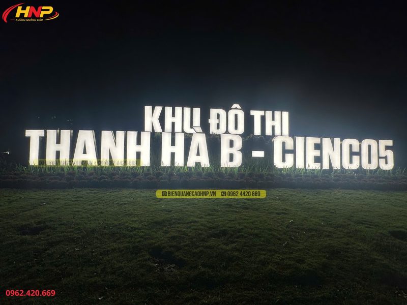 Làm Bộ Chữ Tên Khu Đô Thị Đẹp Giá Rẻ