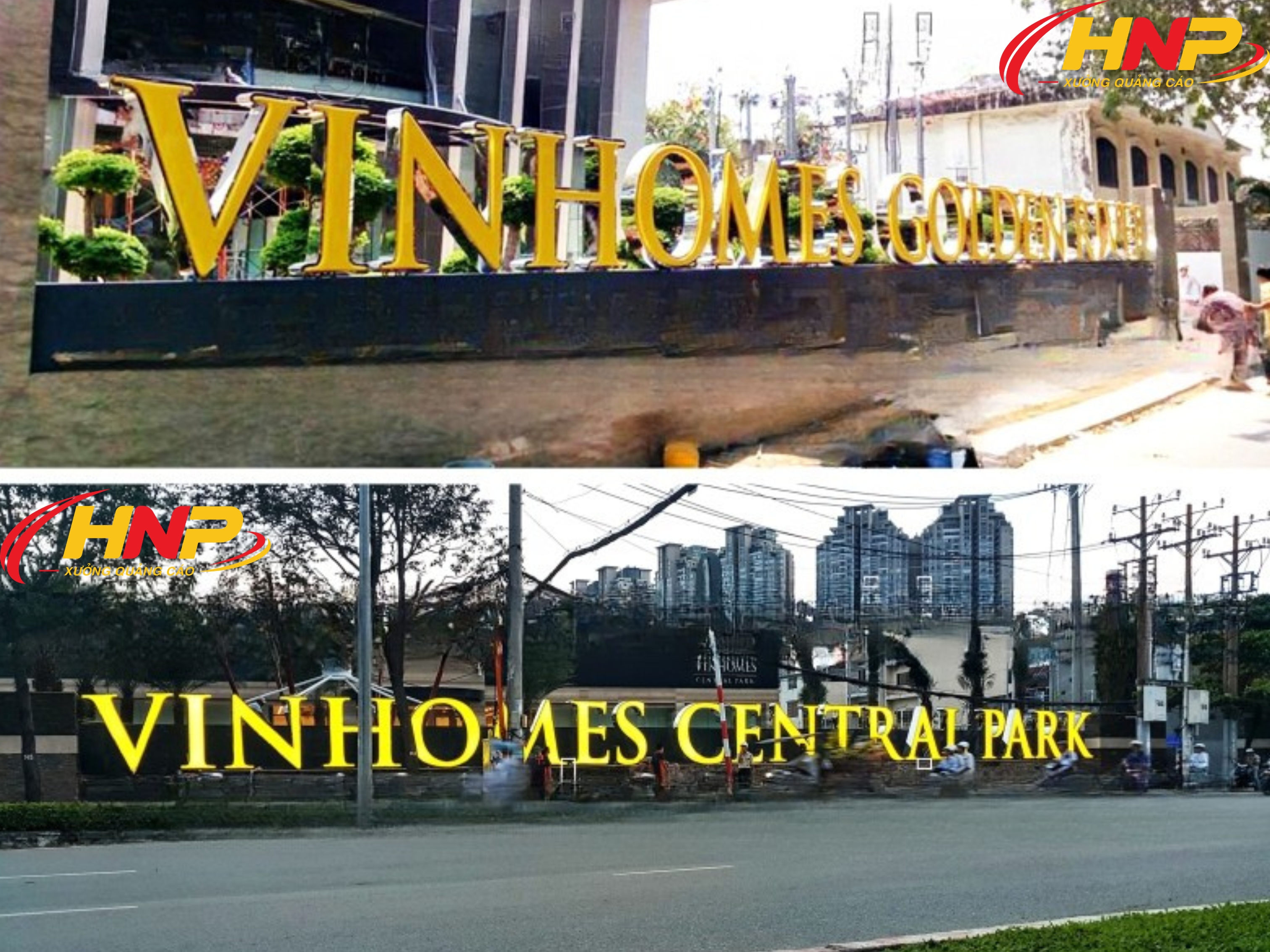 Thi Công Bộ Chữ Nóc Tòa Nhà Giá Rẻ
