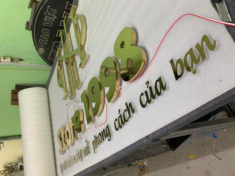 Làm Biển Chữ Nổi Theo Yêu Cầu