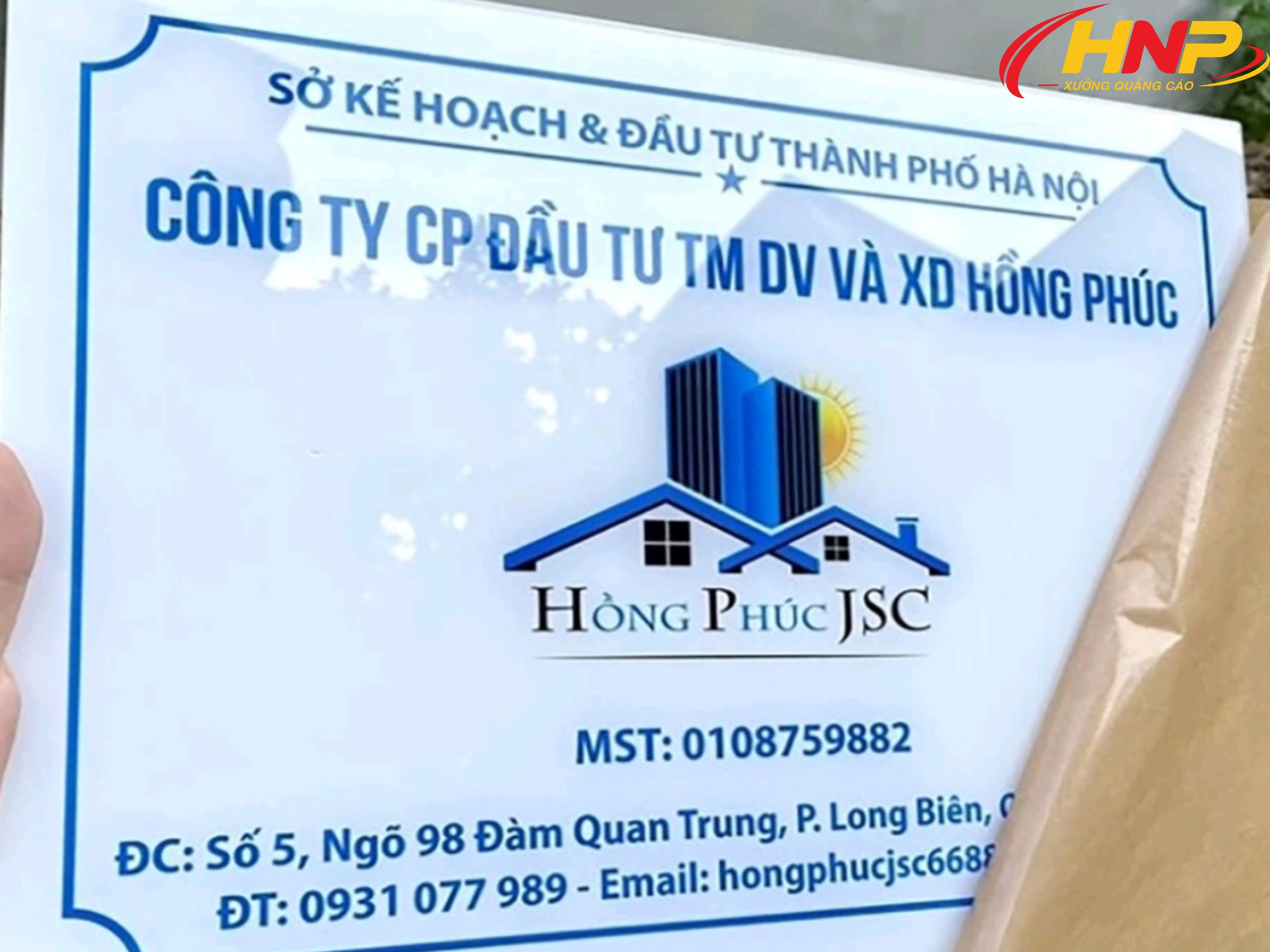 Làm Biển Hiệu Công Ty Giá Rẻ