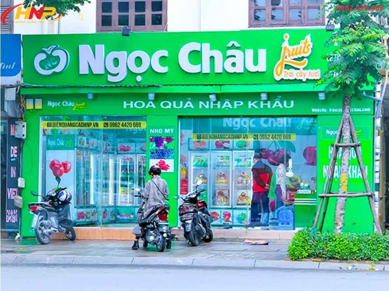 Làm Biển Hiệu Thực Phẩm Sạch Đẹp