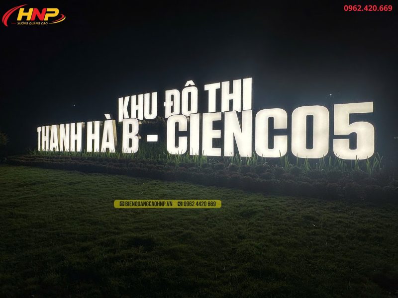 Làm Bộ Chữ Tên Khu Đô Thị Đẹp Giá Rẻ