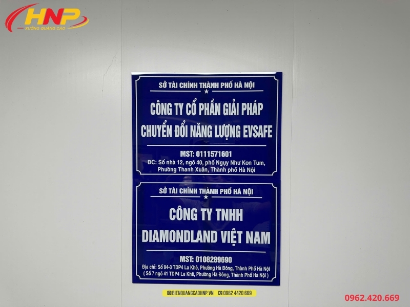 Làm Biển Tên Công Ty Đẹp
