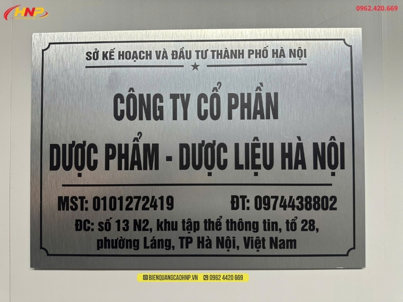 Làm Biển Tên Công Ty Đẹp