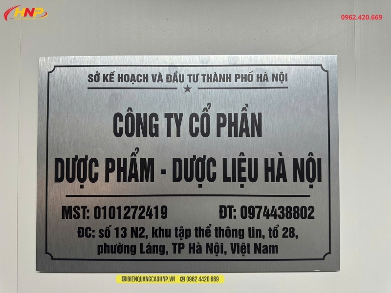 Làm Biển Tên Công Ty Alu Đẹp