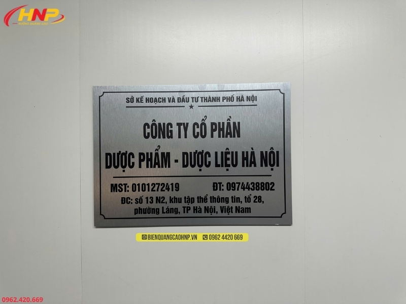 Làm Biển Tên Công Ty Alu Đẹp
