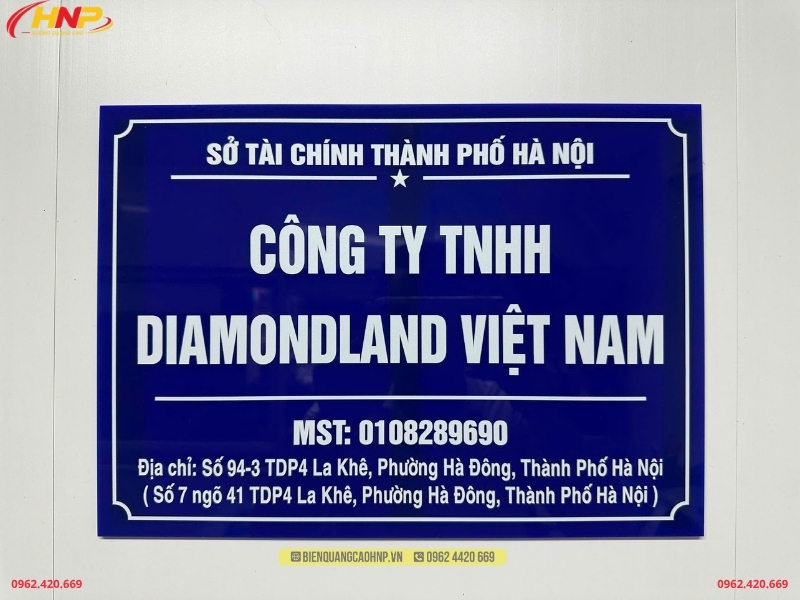 Làm Biển Tên Công Ty Đẹp