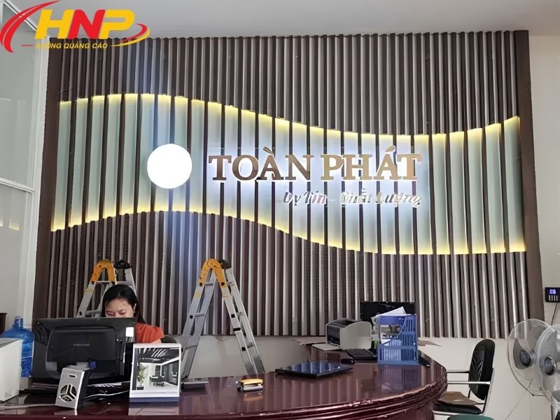 báo giá backdrop lễ tân mới nhất
