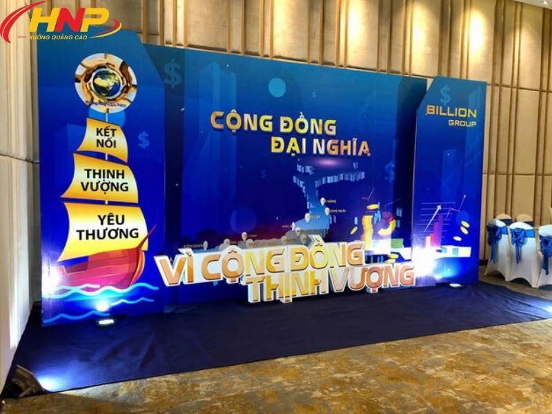 Backdrop công ty chuyên nghiệp 