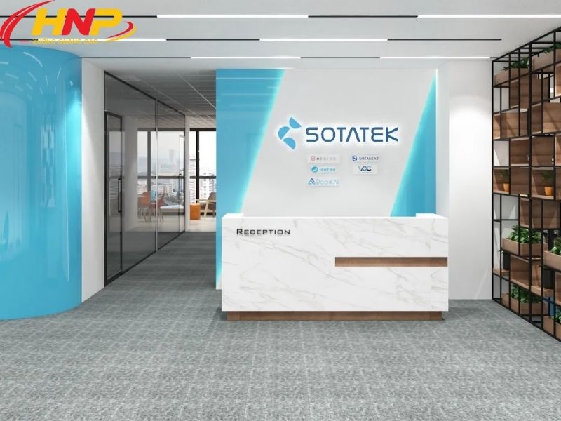 Đặt làm backdrop lễ tân