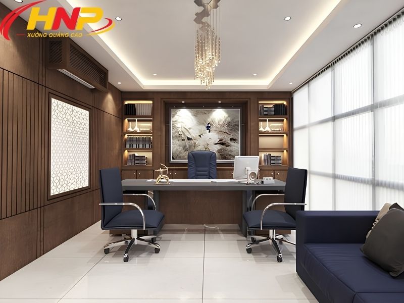 Từ khóa chính: làm backdrop văn phòng chuyên nghiệp