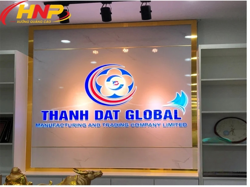 biển quảng cáo backdrop lễ tân