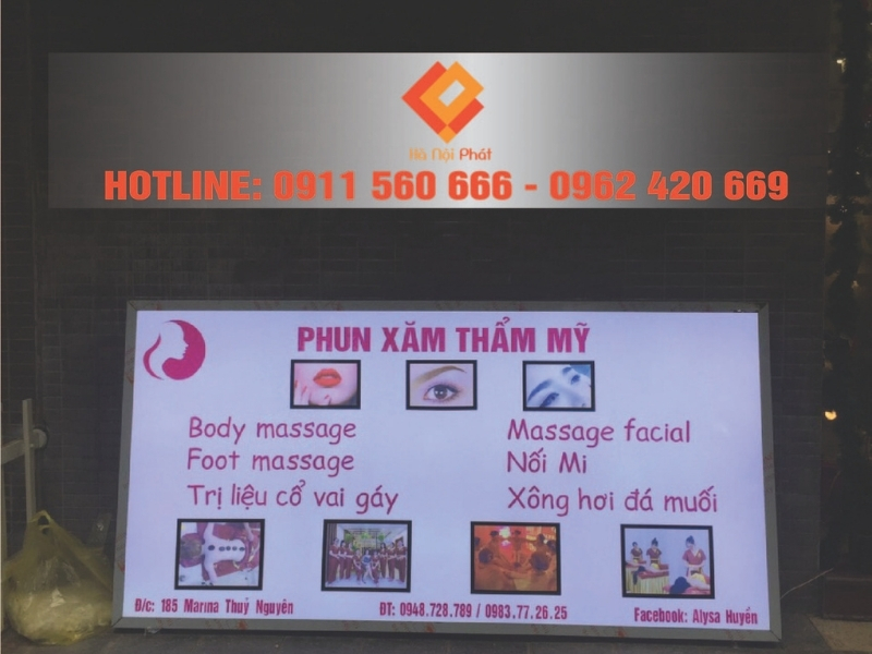 Làm Biển Hộp Đèn Giá Rẻ