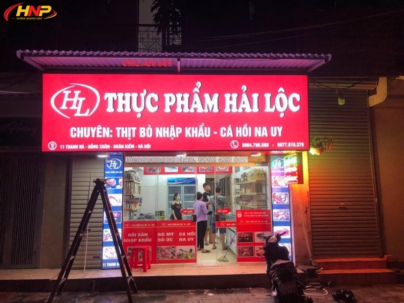 Đơn Vị Thi Công Biển Hộp Đèn Uy Tín