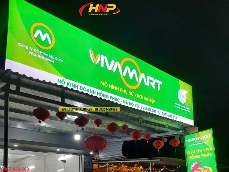 Làm Biển Quảng Cáo Siêu Thị Đẹp