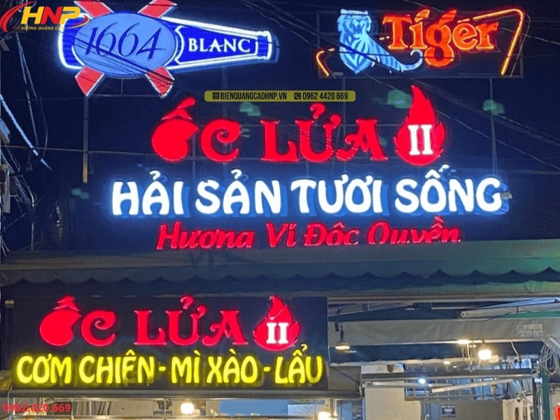 Làm Bảng Hiệu Nhà Hàng Hà Nội
