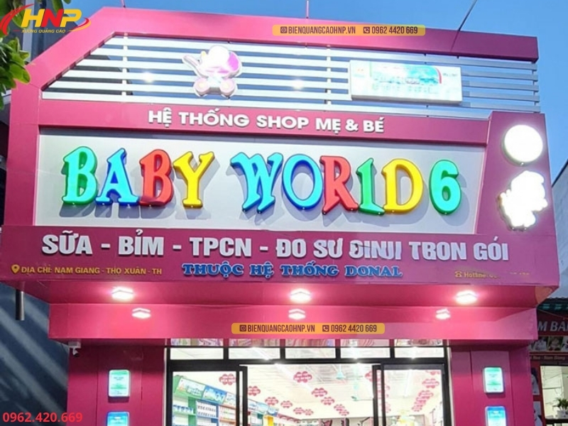 Làm Biển Quảng Cáo Thời Trang Giá Rẻ