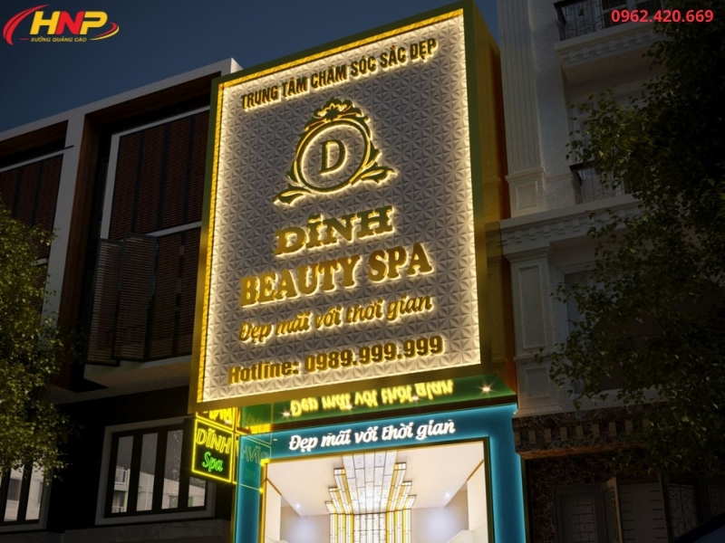 Làm Biển Quảng Cáo Spa Đẹp Giá Rẻ