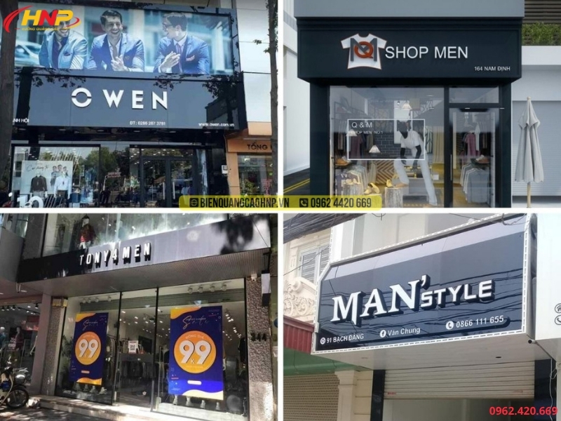Biển Quảng Cáo Shop Quần Áo Hà Nội