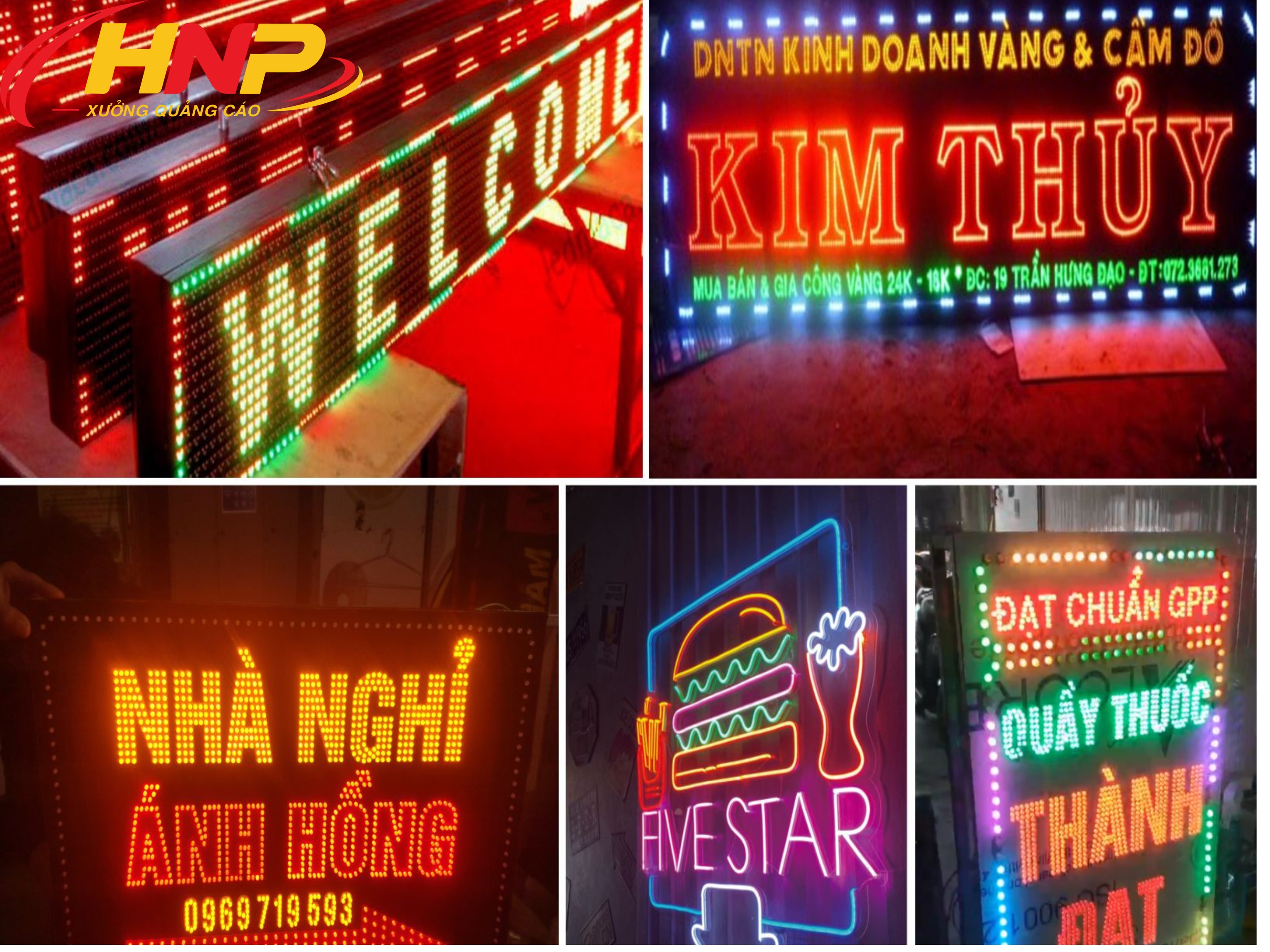 Làm biển quảng cáo điện tử miền Bắc