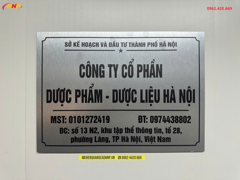 Làm Biển Tên Công Ty Alu Đẹp